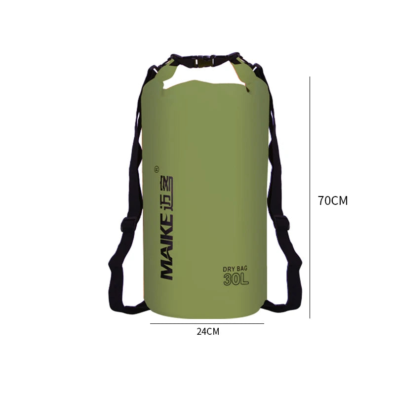 Maike Waterproof Dry Bag Backpack Hiking 5/10/15/20/25/30L Waterproof Backpack for Women Men Kayaking Camping Hiking Bag Fit Island Store