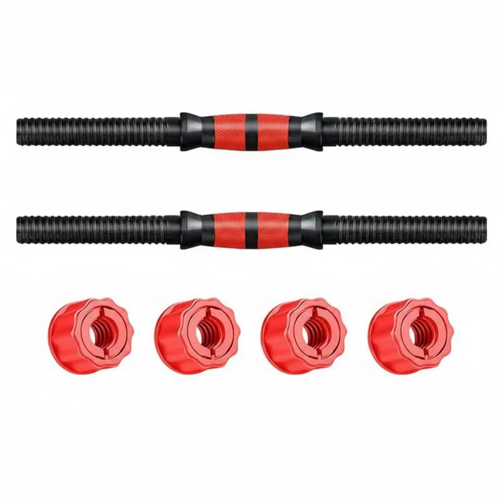Dumbbell Screw Nut Deep Thread Design Dumbbell Spinlock Collar Asterisk-Shaped Lock Collar Easy to Install/Remove Fitness Fit Island Store