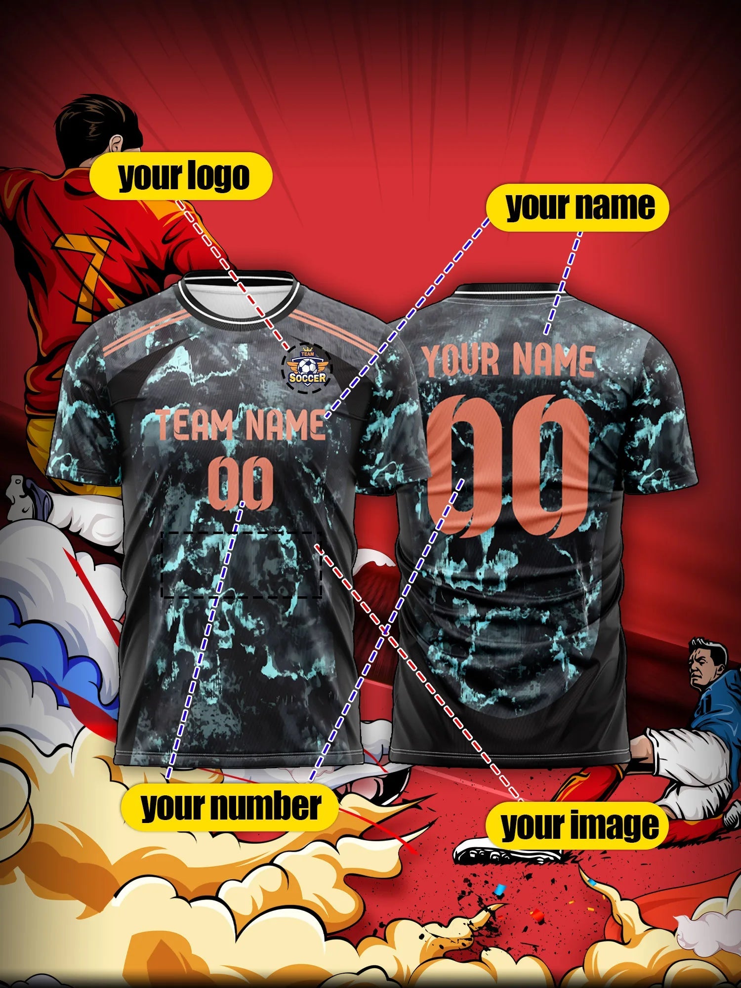 2026 Men's and Women's Customized Name and Number Sports V-Neck Jerseys, Quick-Drying, Fashionable, Sublimation Technology Fit Island Store