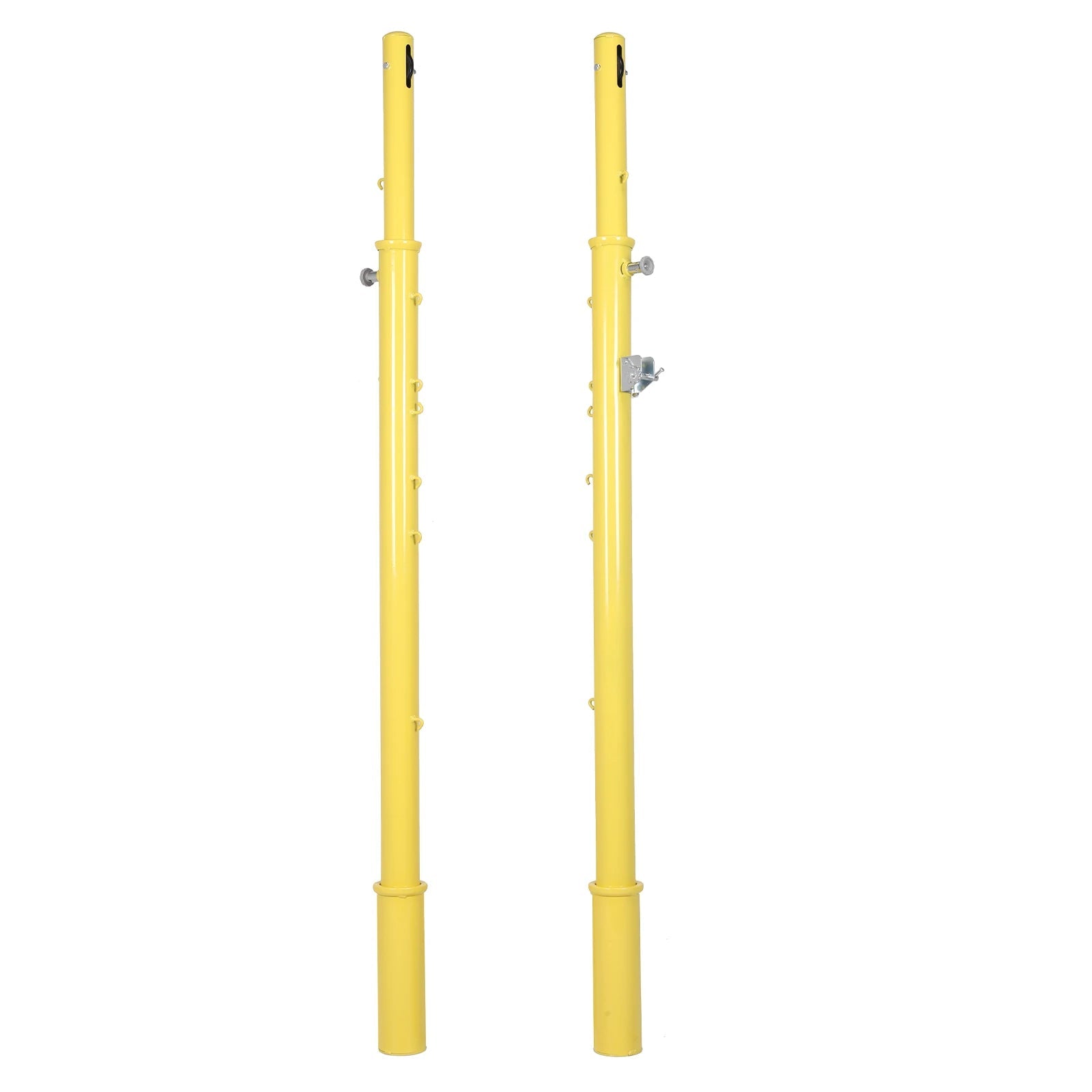 Pickleball Net Poles Stand Ground Inserted Adjustable 6 Heights of 5.09ft-7.97ft for Adults Stadium Garden Fit Island Store