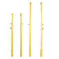 Pickleball Net Poles Stand Ground Inserted Adjustable 6 Heights of 5.09ft-7.97ft for Adults Stadium Garden Fit Island Store
