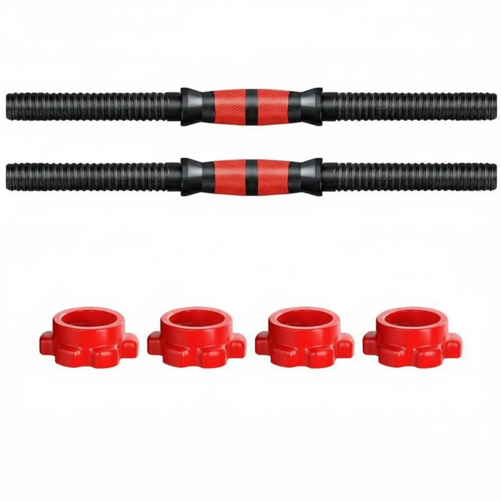 Dumbbell Screw Nut Deep Thread Design Dumbbell Spinlock Collar Asterisk-Shaped Lock Collar Easy to Install/Remove Fitness Fit Island Store