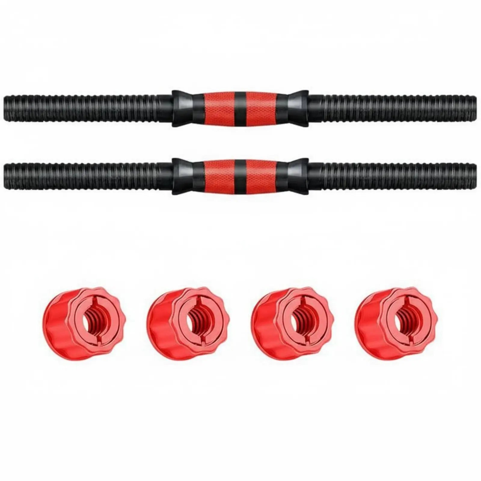 Dumbbell Screw Nut Deep Thread Design Dumbbell Spinlock Collar Asterisk-Shaped Lock Collar Easy to Install/Remove Fitness Fit Island Store