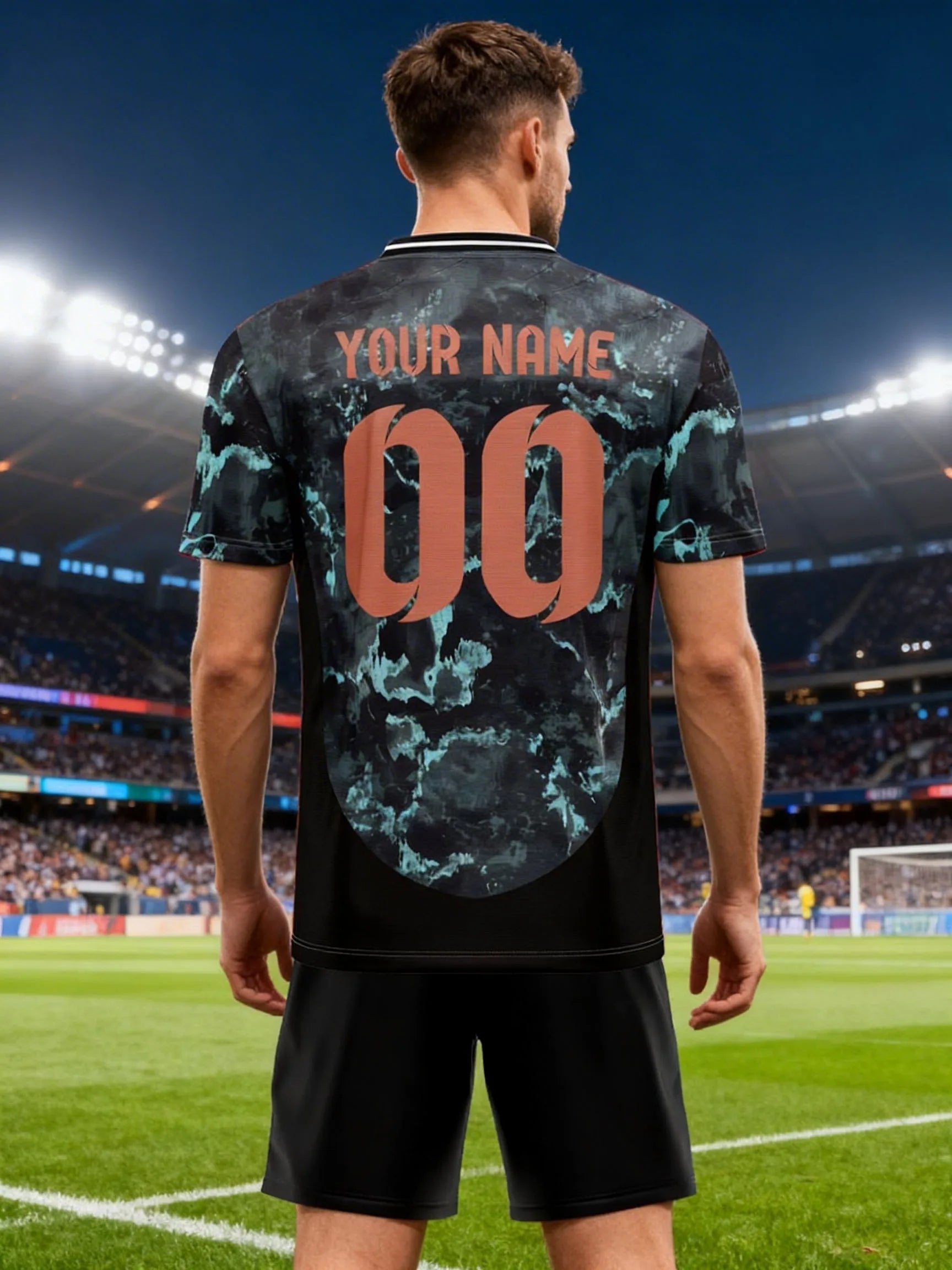 2026 Men's and Women's Customized Name and Number Sports V-Neck Jerseys, Quick-Drying, Fashionable, Sublimation Technology Fit Island Store