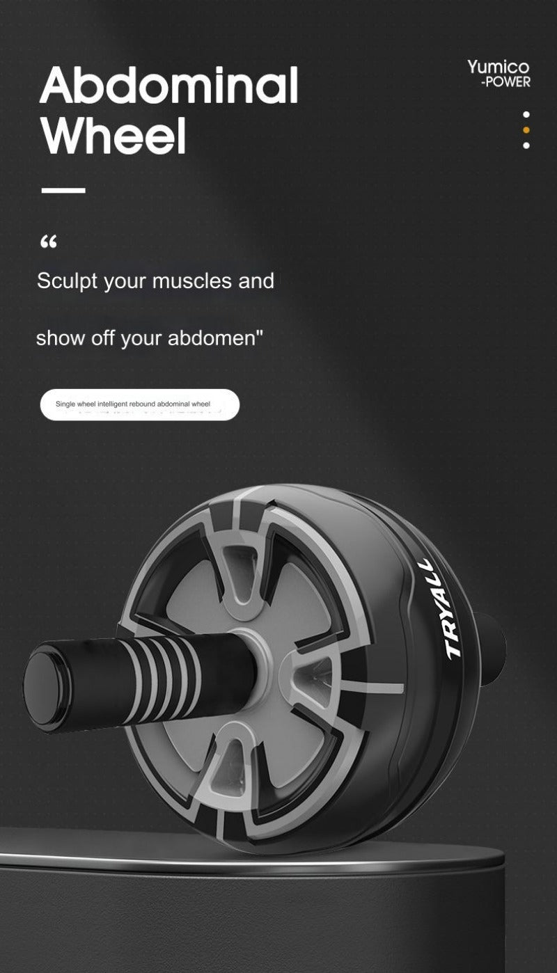 Automatic Rebound Ab Wheel – Home Fitness Equipment with Kneeling Pad TB