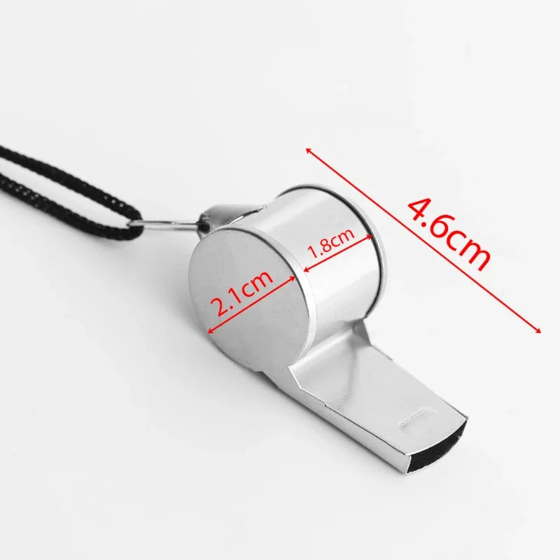 Metal Whistle Referee Sport Rugby Stainless Steel Whistles Soccer Football BasketballParty Training School Cheerleadingtools Fit Island Store