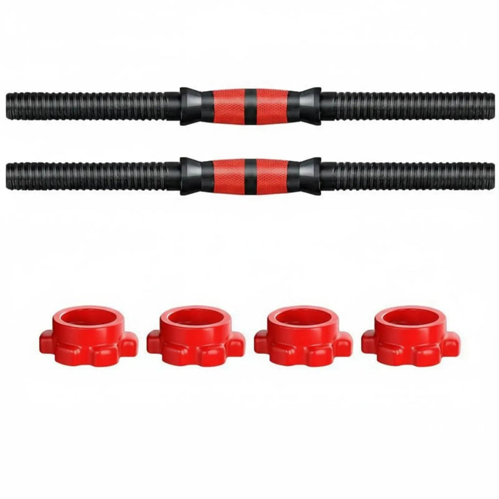 Dumbbell Screw Nut Deep Thread Design Dumbbell Spinlock Collar Asterisk-Shaped Lock Collar Easy to Install/Remove Fitness Fit Island Store
