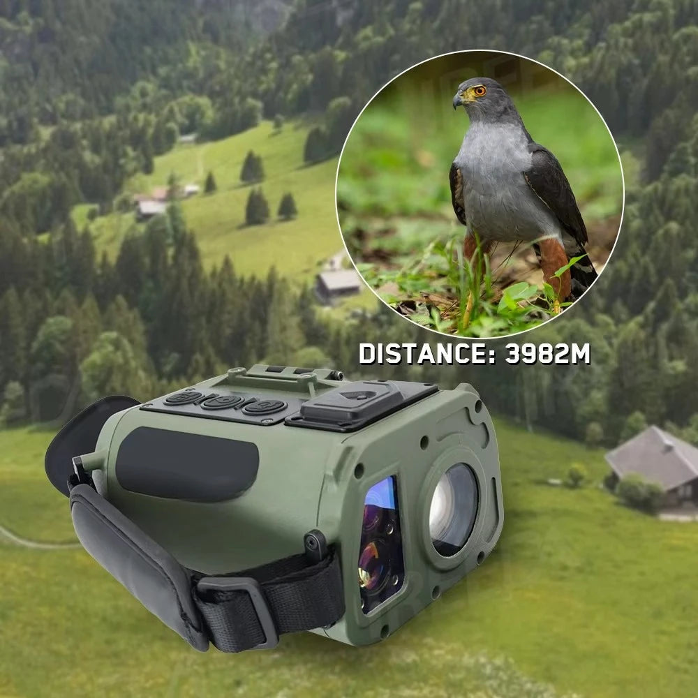 Rechargeable rangefinder for hunting and golf slope scanning and normal measurement Fit Island Store