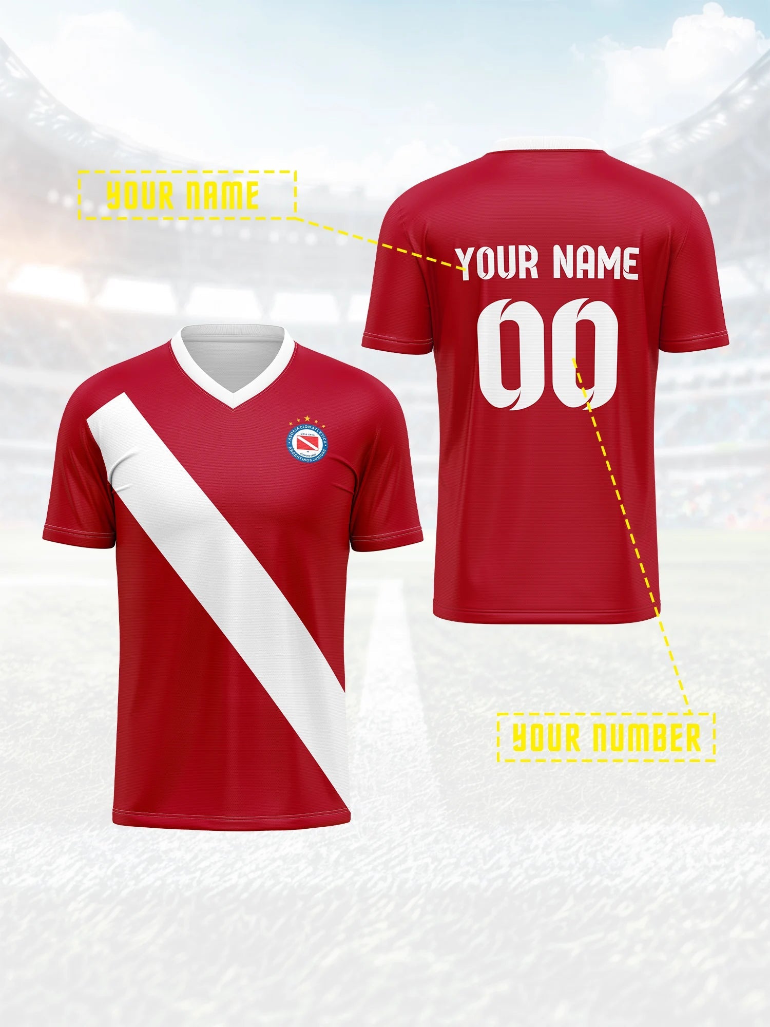 2026 Men's and Women's Customized Name and Number Sports V-Neck Jerseys, Quick-Drying, Fashionable, Sublimation Technology Fit Island Store
