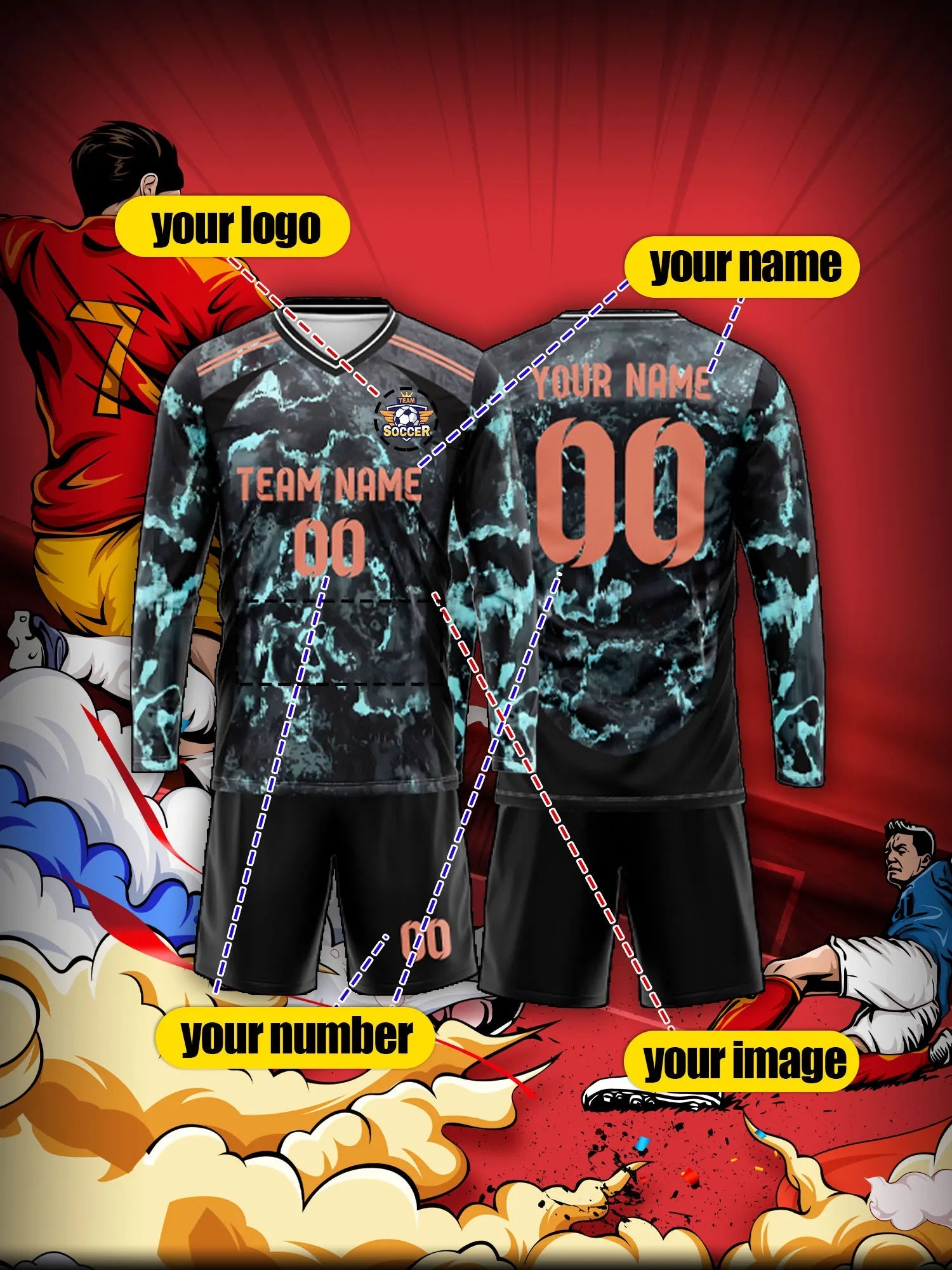 2026 Men's and Women's Customized Name and Number Sports V-Neck Jerseys, Quick-Drying, Fashionable, Sublimation Technology Fit Island Store