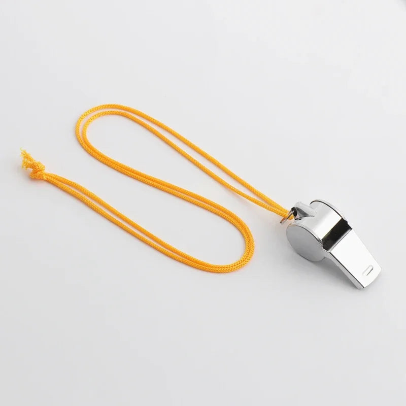 Metal Whistle Referee Sport Rugby Stainless Steel Whistles Soccer Football BasketballParty Training School Cheerleadingtools Fit Island Store