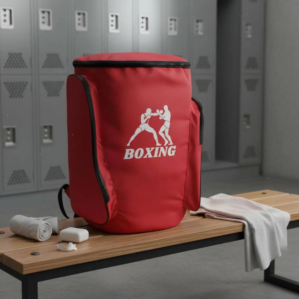 Taekwondo Equipment Backpack Multiple Compartments Karate Safety Gear Carrier Fighting Arts Gear Bag Wear-Resistant for Dojo Fit Island Store