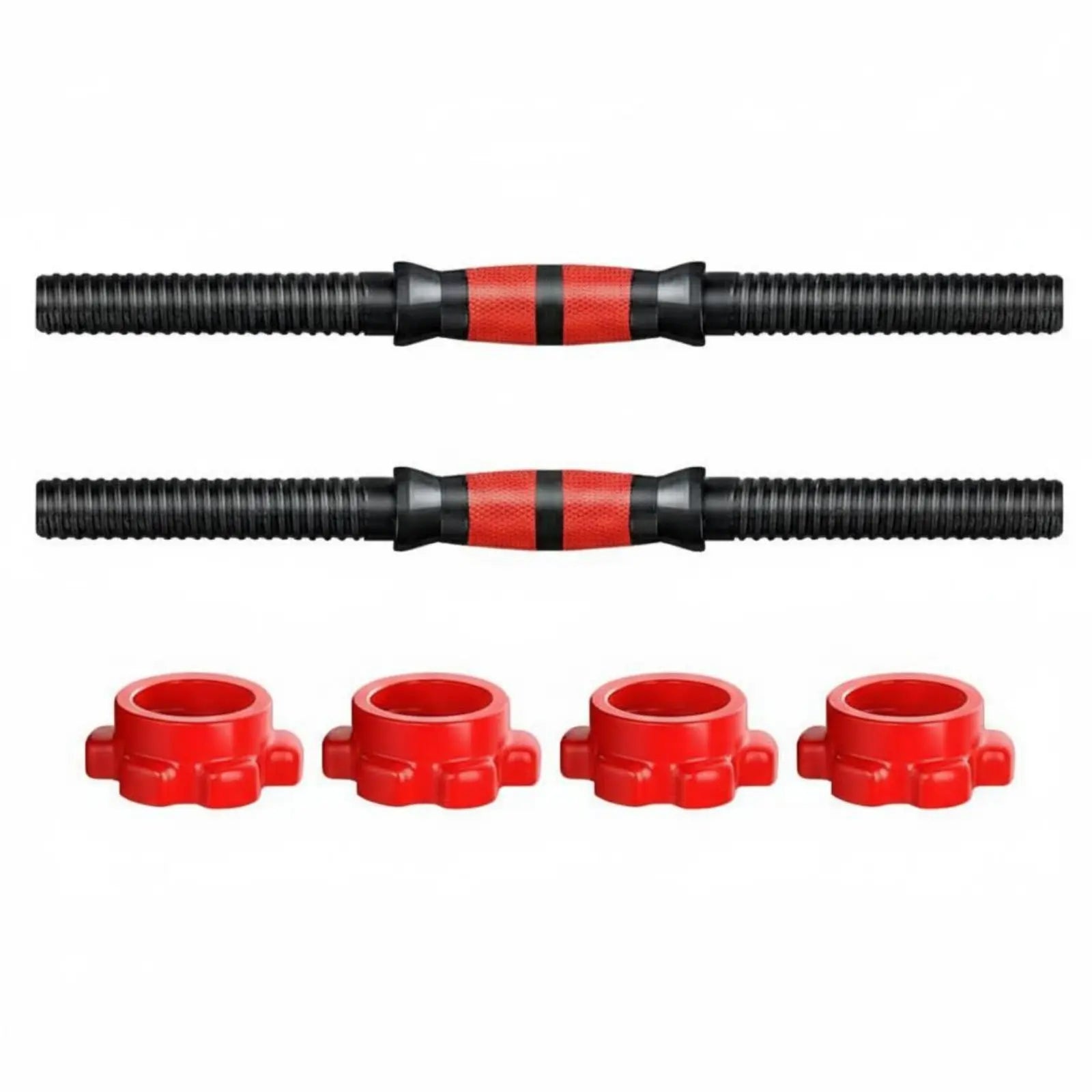Dumbbell Screw Nut Deep Thread Design Dumbbell Spinlock Collar Asterisk-Shaped Lock Collar Easy to Install/Remove Fitness Fit Island Store
