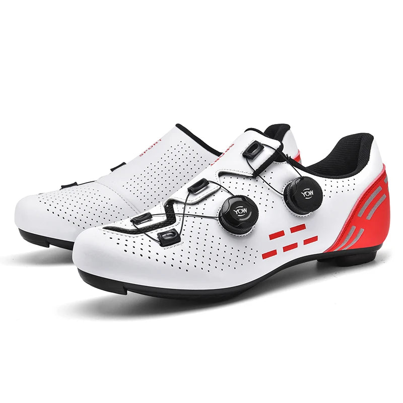 Speed Cycling Sneakers Road Bike Shoes Men Women Sports Route Cycling Shoes Self-locking Racing Bicycle Cleats Shoes for Shimano Fit Island Store