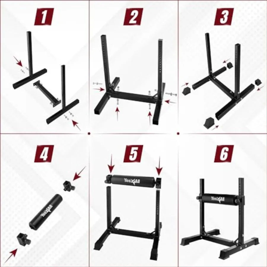 Bulgarian Split Squat Stand - Single Leg Squat Roller and Bodyweight Training Fit Island Store