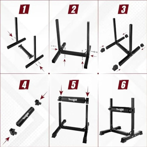 Bulgarian Split Squat Stand - Single Leg Squat Roller and Bodyweight Training Fit Island Store