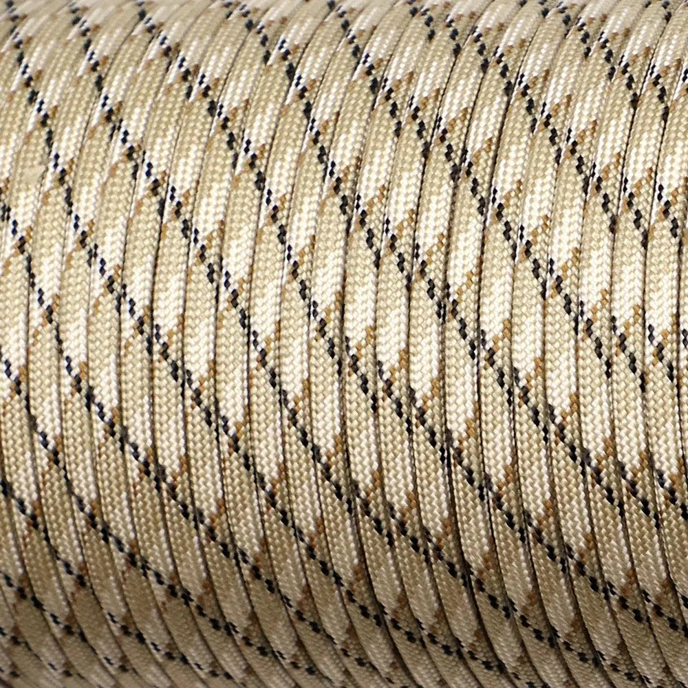 7-Cores 550 Paracord Rope 5 15 30 M Dia.4mm Cord For Outdoor Camping Survival Lanyard Parachute Hiking Tent Accessories Fit Island
