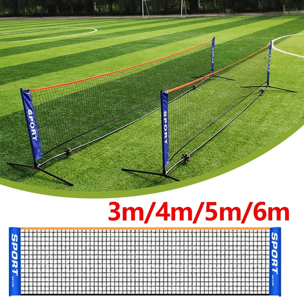 Professional Badminton Net Indoor Outdoor Standard Sports Volleyball Tennis Training Square Net Portable Sports Training Netting Fit Island Store