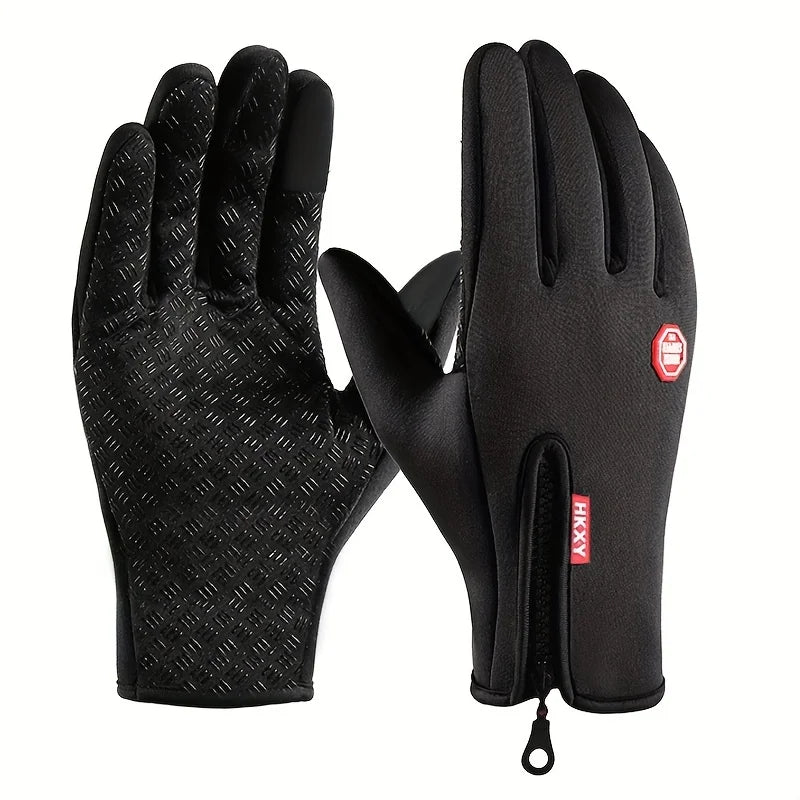 Outdoor Cycling Gloves, Bicycles for Warmth and Anti Slip in Autumn and Winter Fit Island