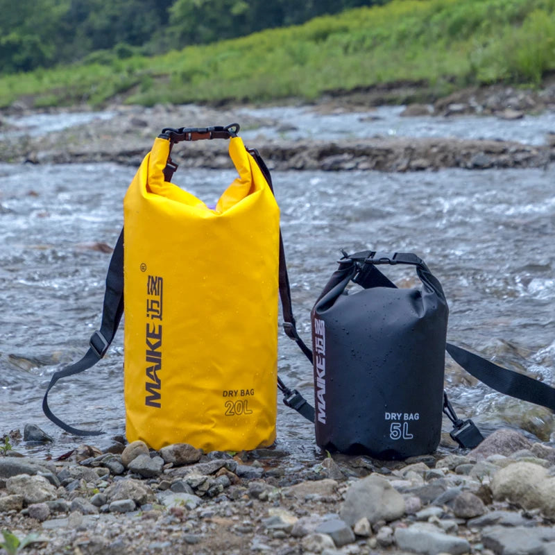 Maike Waterproof Dry Bag Backpack Hiking 5/10/15/20/25/30L Waterproof Backpack for Women Men Kayaking Camping Hiking Bag Fit Island Store
