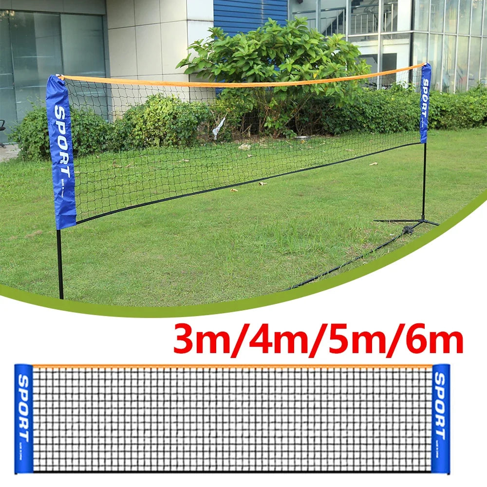 Professional Badminton Net Indoor Outdoor Standard Sports Volleyball Tennis Training Square Net Portable Sports Training Netting Fit Island Store