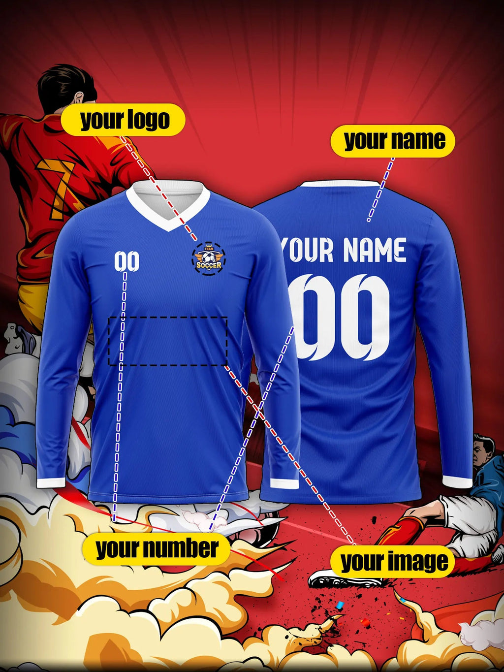 2026 Men's and Women's Customized Name and Number Sports V-Neck Jerseys, Quick-Drying, Fashionable, Sublimation Technology Fit Island Store