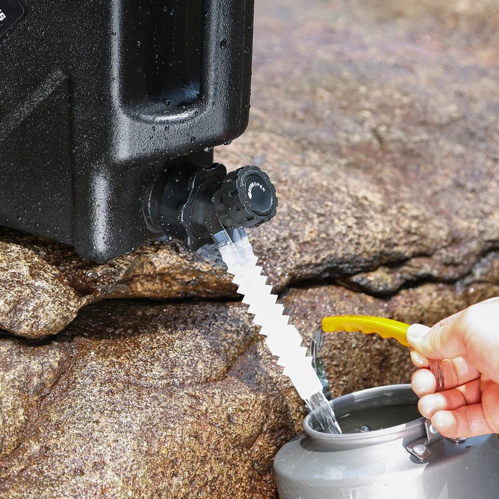 10/11/12L Camping Water Container Large Capacity Outdoor Drinking Water Bucket Portable Car Water Tank with Faucet for Picnic Fit Island Store