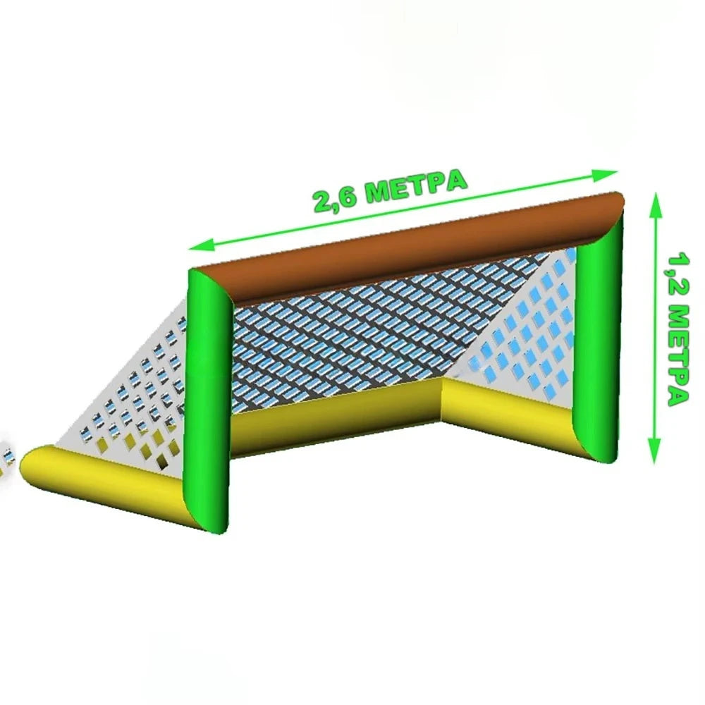 Floating Water Polo Target Inflatable Water Polo Target Floating Water Polo Beach Sports Game Inflatable Target Fit Island Store