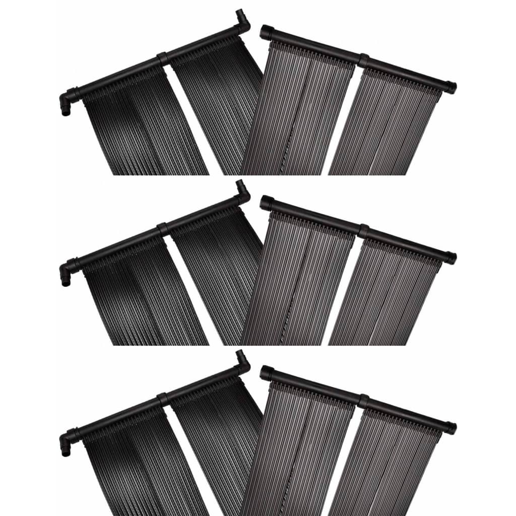 NNEVL Solar Pool Heater Panel 6 pcs 80x620 cm NNEVL
