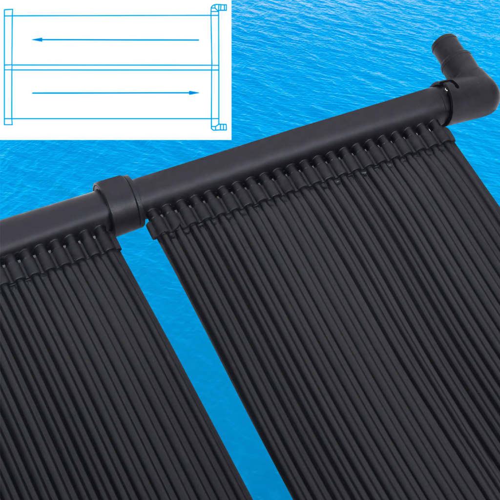 NNEVL Solar Pool Heater Panel 6 pcs 80x310 cm NNEVL
