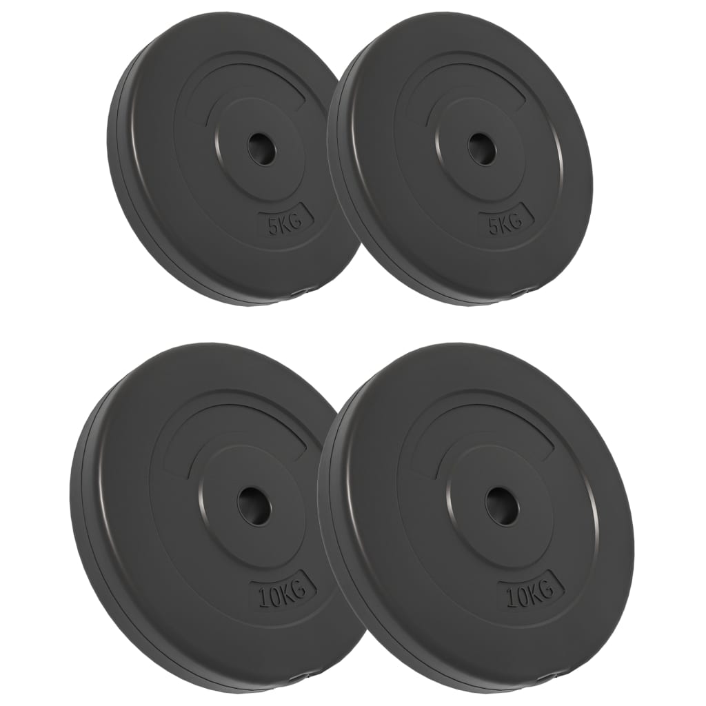 NNEVL Weight Plates 4 pcs 30 kg Cement NNEVL