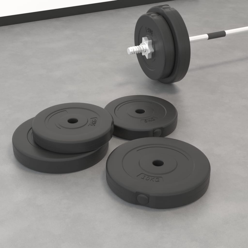 NNEVL Weight Plates 4 pcs 30 kg Cement NNEVL