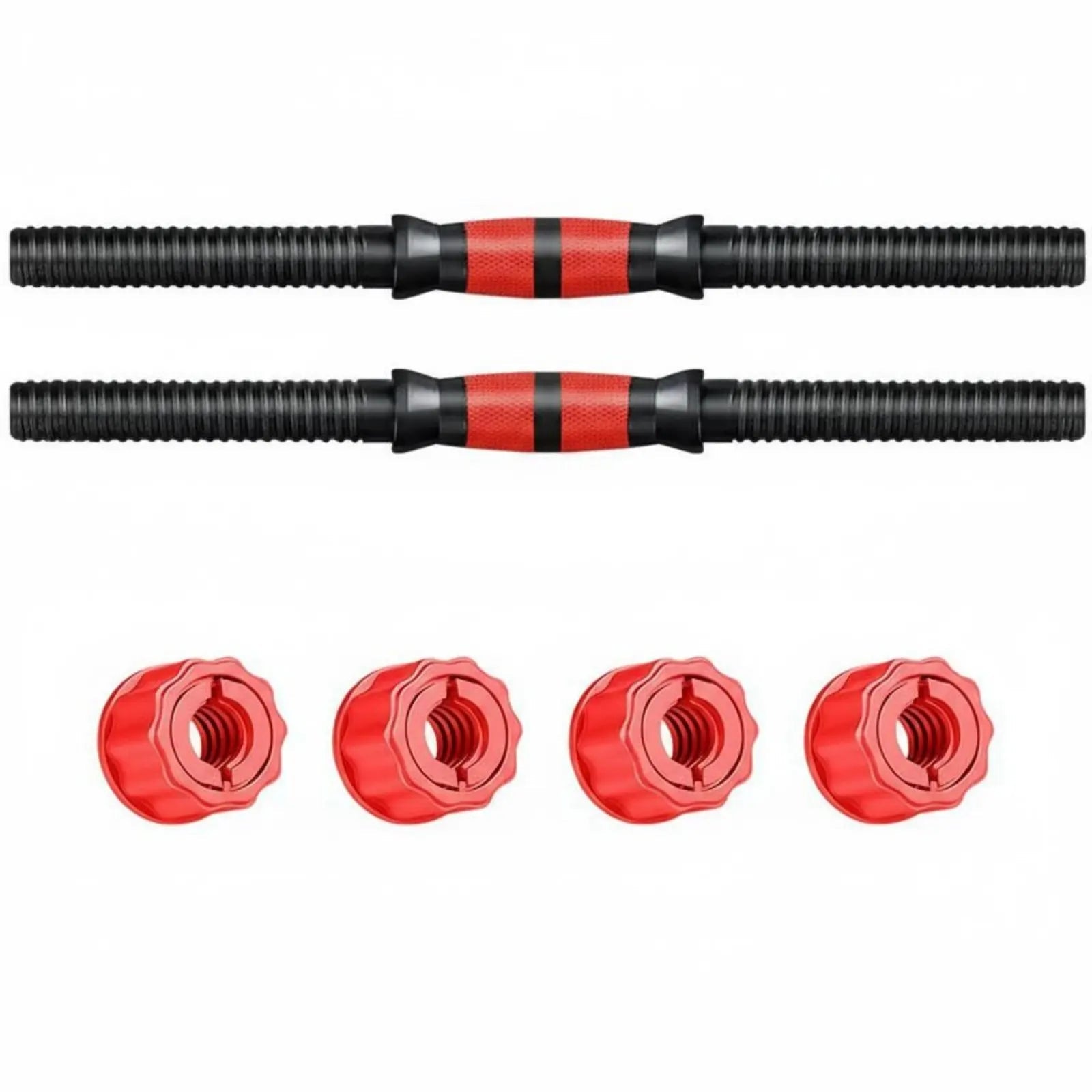 Dumbbell Screw Nut Deep Thread Design Dumbbell Spinlock Collar Asterisk-Shaped Lock Collar Easy to Install/Remove Fitness Fit Island Store