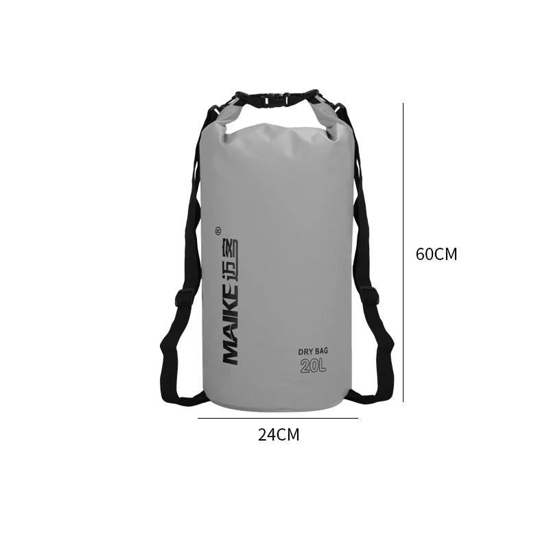Maike Waterproof Dry Bag Backpack Hiking 5/10/15/20/25/30L Waterproof Backpack for Women Men Kayaking Camping Hiking Bag Fit Island Store