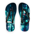 Another Rainy Night Adult Flip Flops Fit Island