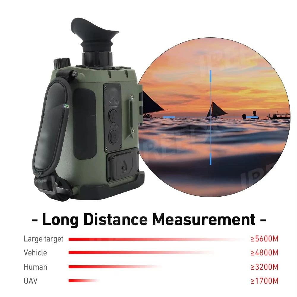 Rechargeable rangefinder for hunting and golf slope scanning and normal measurement Fit Island Store