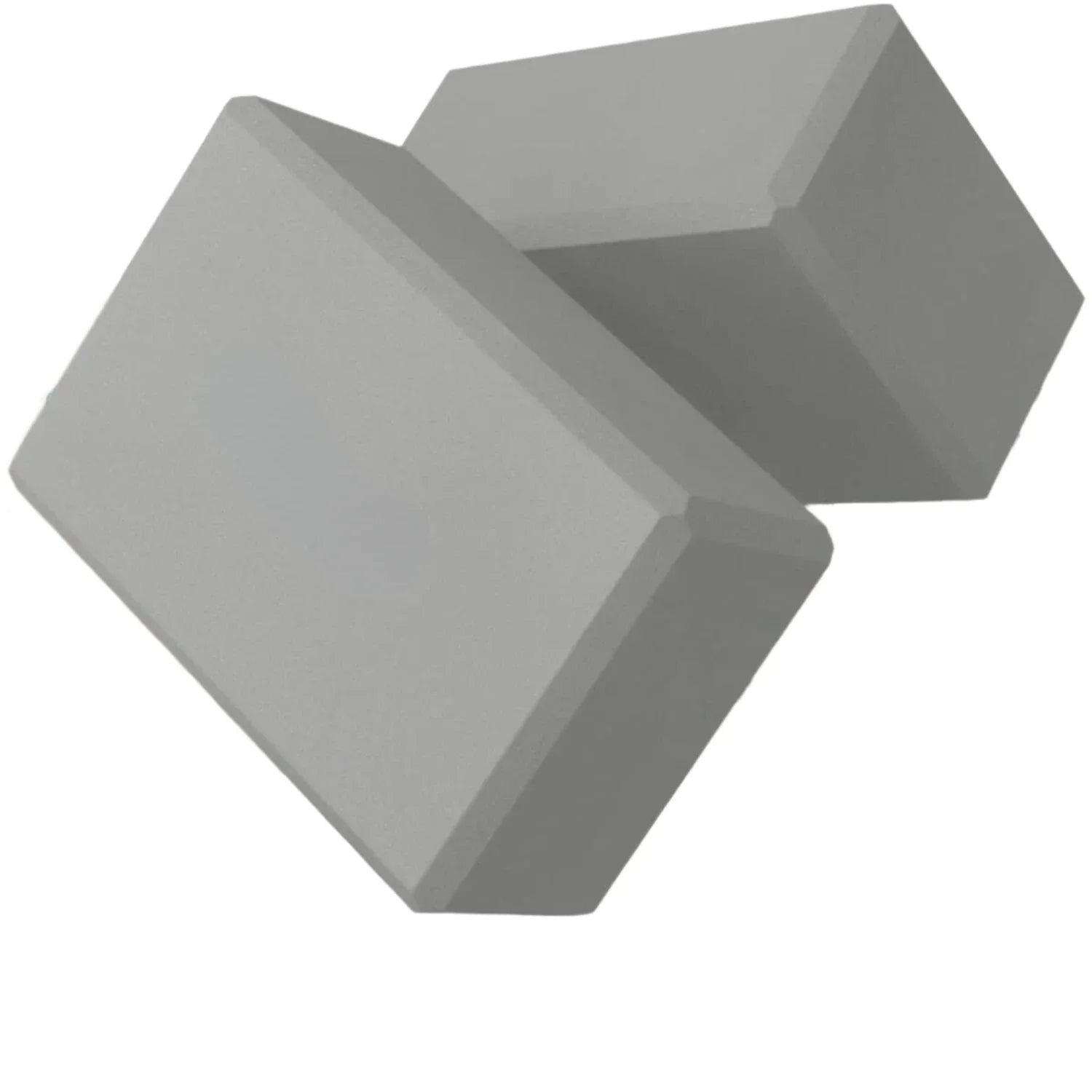 NNETM Set of 2 Premium Odor-Resistant Foam Yoga Blocks (Grey) NNETM