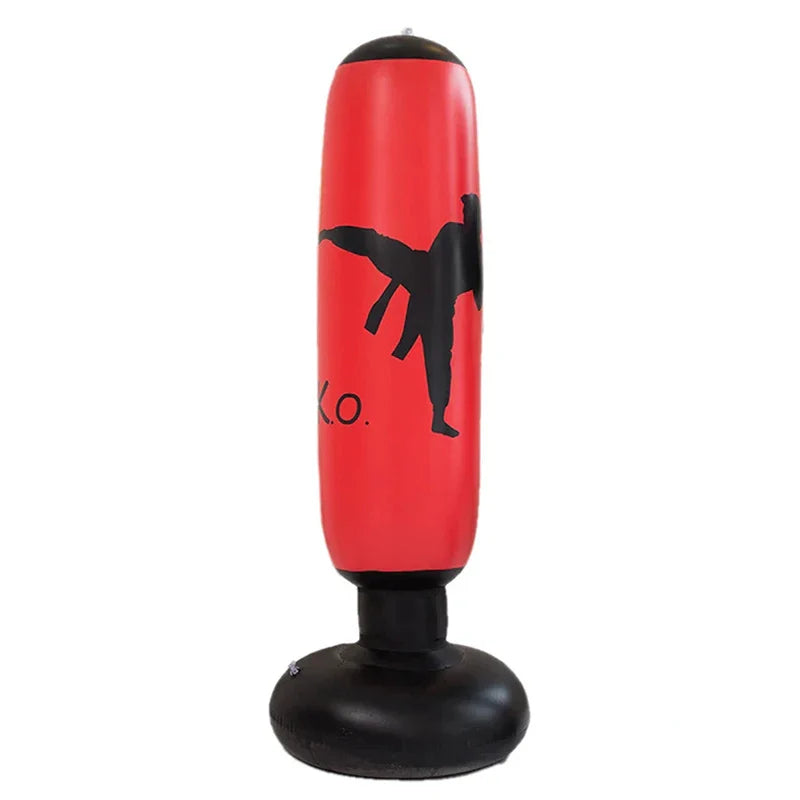 NNEOBA 160cm Inflatable Boxing Bag for Kids and Adults NNEOBA