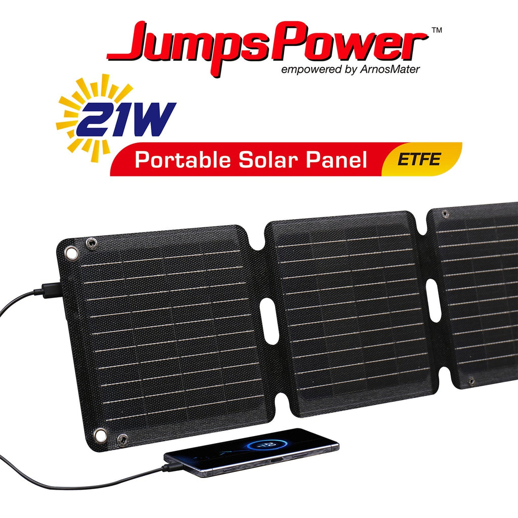 NNEDSZ 21W Solar Panel Portable Charger JumpsPower Power Generator Foldable NNEDSZ