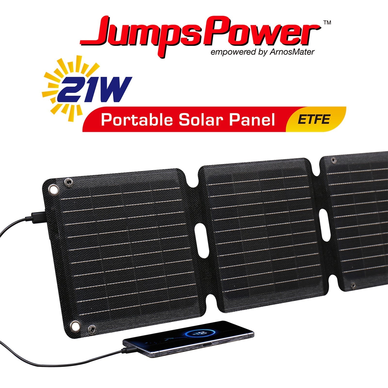 NNEDSZ 21W Solar Panel Portable Charger JumpsPower Power Generator Foldable NNEDSZ