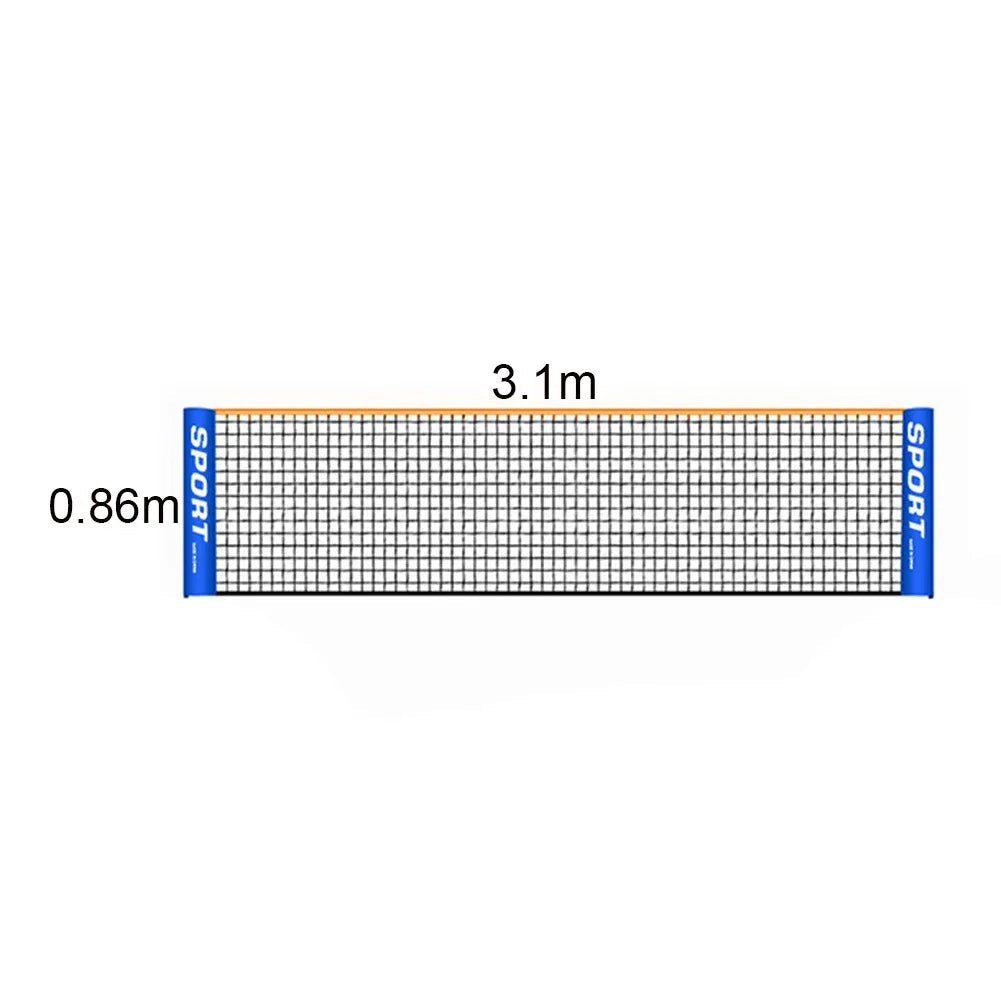 Professional Badminton Net Indoor Outdoor Standard Sports Volleyball Tennis Training Square Net Portable Sports Training Netting Fit Island Store