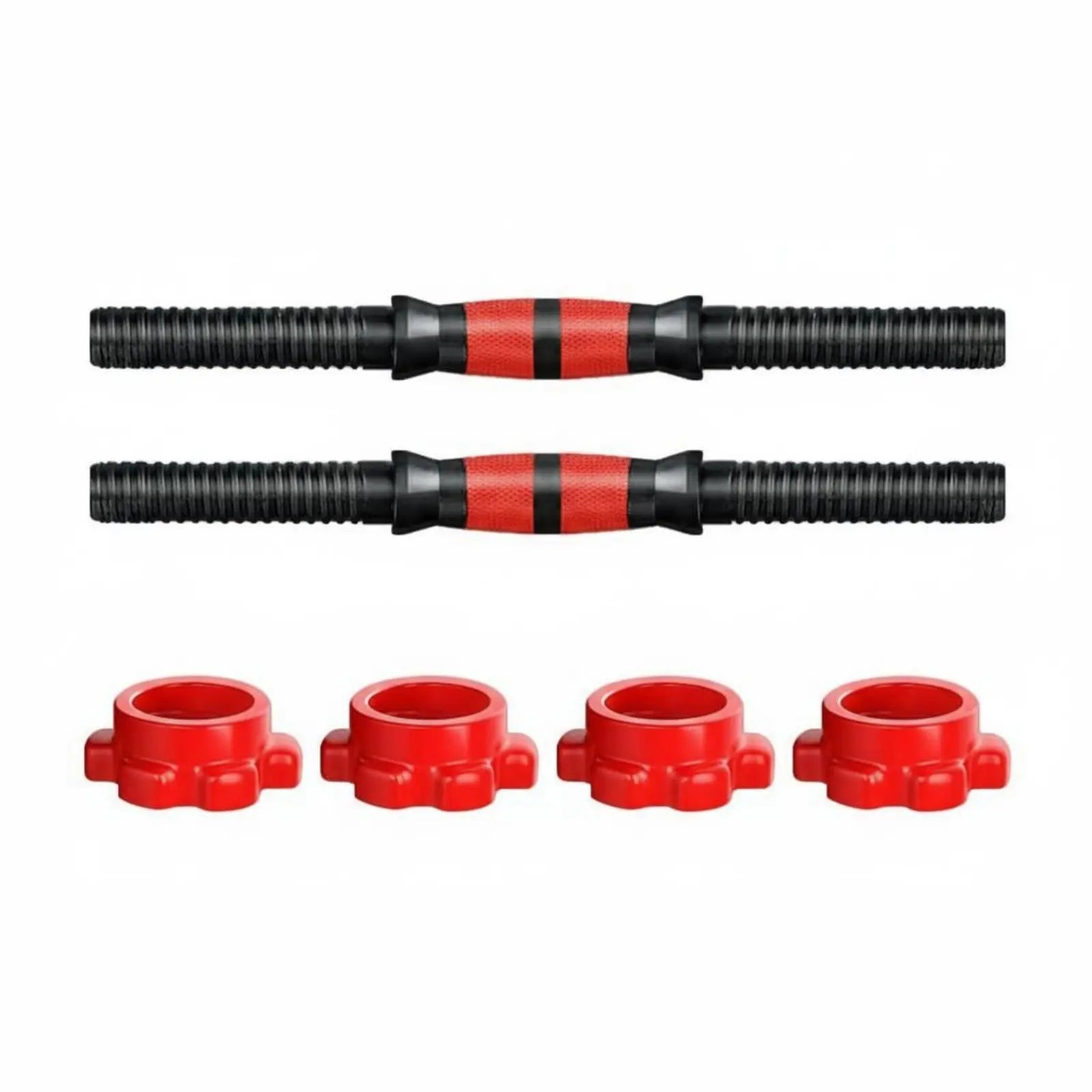 Dumbbell Screw Nut Deep Thread Design Dumbbell Spinlock Collar Asterisk-Shaped Lock Collar Easy to Install/Remove Fitness Fit Island Store