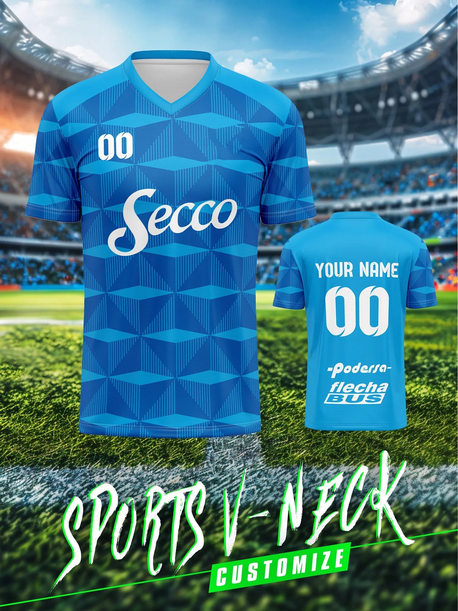 2026 Men's and Women's Customized Name and Number Sports V-Neck Jerseys, Quick-Drying, Fashionable, Sublimation Technology Fit Island Store
