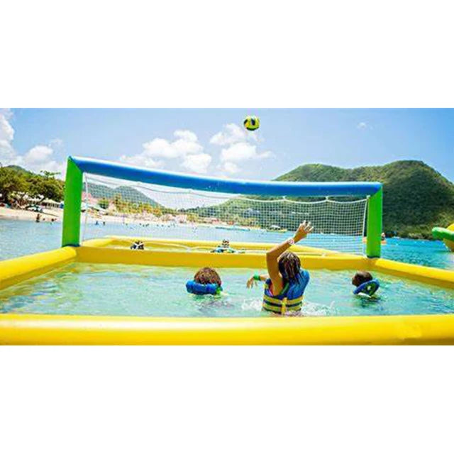 Custom Inflatable Water Volleyball Toys Court PVC Children Adult Inflatable Football Pool Fit Island Store