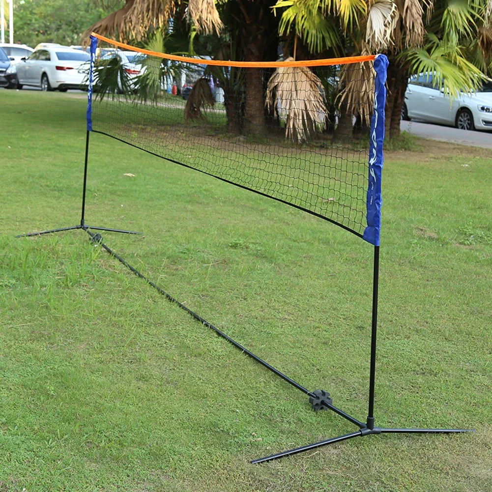 Professional Badminton Net Indoor Outdoor Standard Sports Volleyball Tennis Training Square Net Portable Sports Training Netting Fit Island Store