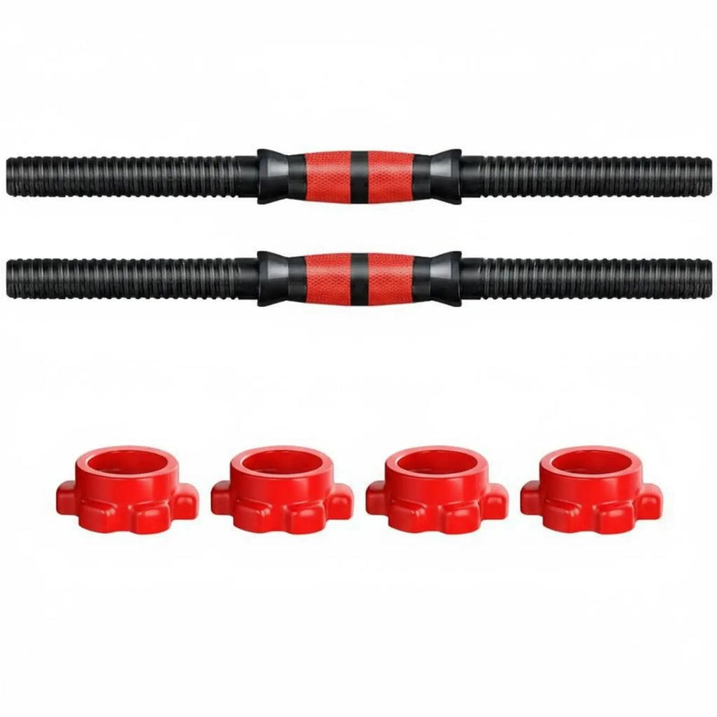 Dumbbell Screw Nut Deep Thread Design Dumbbell Spinlock Collar Asterisk-Shaped Lock Collar Easy to Install/Remove Fitness Fit Island Store