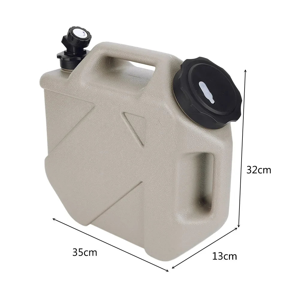 10/11/12L Camping Water Container Large Capacity Outdoor Drinking Water Bucket Portable Car Water Tank with Faucet for Picnic Fit Island Store