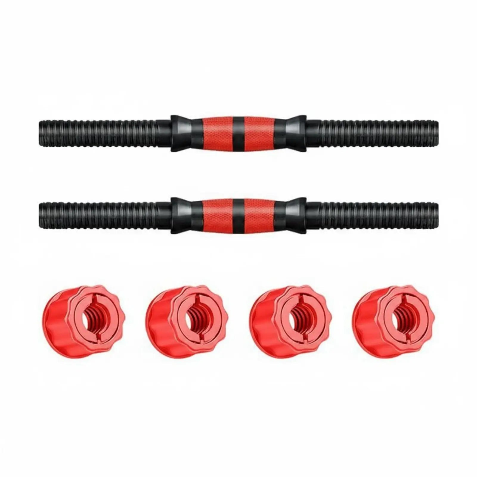 Dumbbell Screw Nut Deep Thread Design Dumbbell Spinlock Collar Asterisk-Shaped Lock Collar Easy to Install/Remove Fitness Fit Island Store