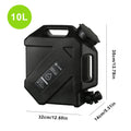 10/11/12L Camping Water Container Large Capacity Outdoor Drinking Water Bucket Portable Car Water Tank with Faucet for Picnic Fit Island Store