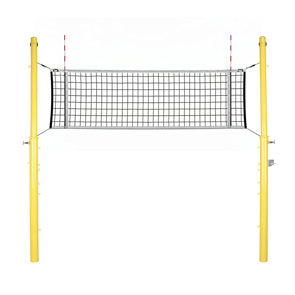 Pickleball Net Poles Stand Ground Inserted Adjustable 6 Heights of 5.09ft-7.97ft for Adults Stadium Garden Fit Island Store